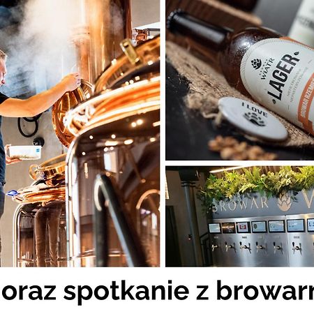 Hotel Browar Wiatr Uniejow Bagian luar foto